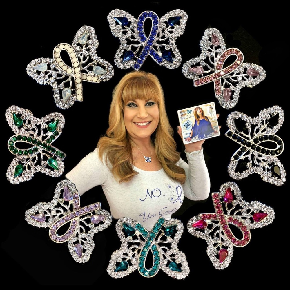 Liver Cancer Butterfly Neclace - Picture 2 of 2